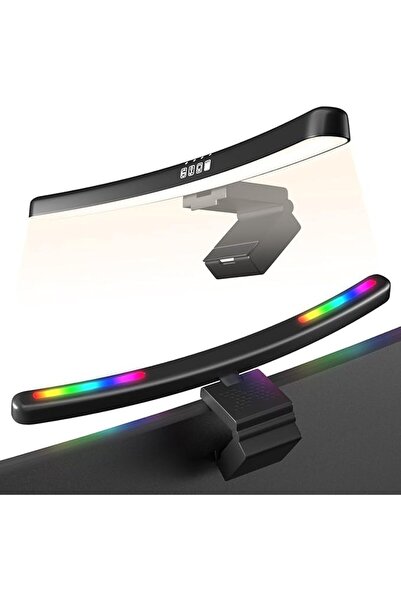 GENERAL RGB Curved Monitor Light Bar With 7 Color Adjustable and 3 Main Light...
