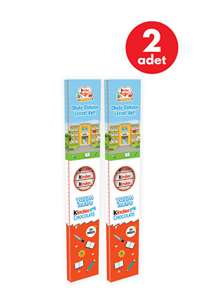 Kinder Chocolate Çikolata Yarım Metre 300 Gr-2-Adet