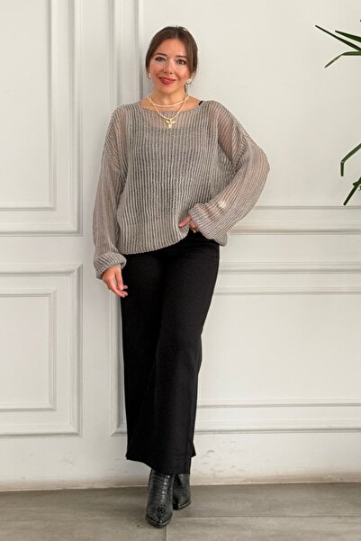 yb yağmur butik Long Sleeve Mercerized Knitwear