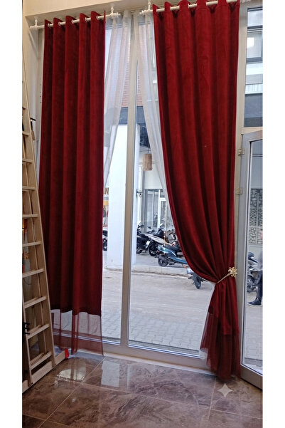 MCA Tekstil Tasarım Keten Dokulu Düz Renk Salon Yatak Odası Korniş ve Rustik ...