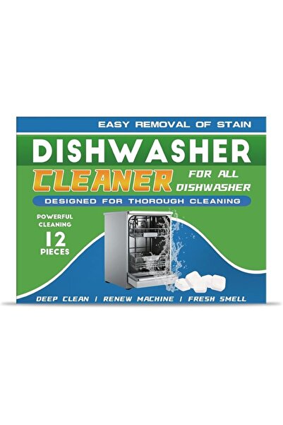 NALACAL Dishwasher Cleaner Tablets, 12 Tablets, Heavy Duty Cleaning Descaler ...