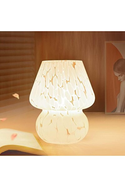 TERRIFI Mushroom Lamp, USB Powered Table Lamp with Adjustable Brightness, Vin...