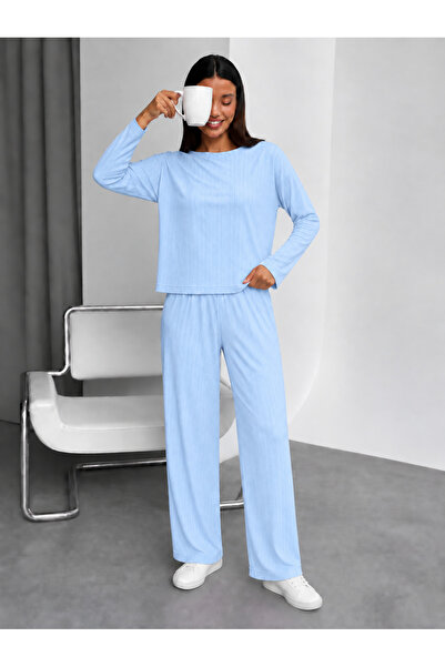 ÖZ PAMUK Women's Soft Fabric Comfortable Fit Oversize Cut Casual Long Sleeve ...