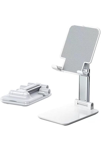 ToolHouse Foldable Cell Phone Stand – Adjustable Height & Angle, Anti-Slip Si...