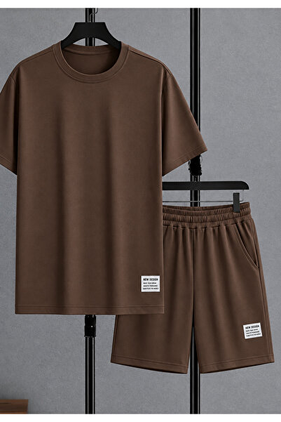 CLAYES New Design Printed Smoked Shorts T-Shirt Set - Top and Bottom Combinat...