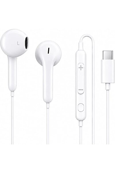 Generic سماعات أذن USB-C سلكية TH9، سماعات رأس من النوع C مع ميكروفون، سماعات...