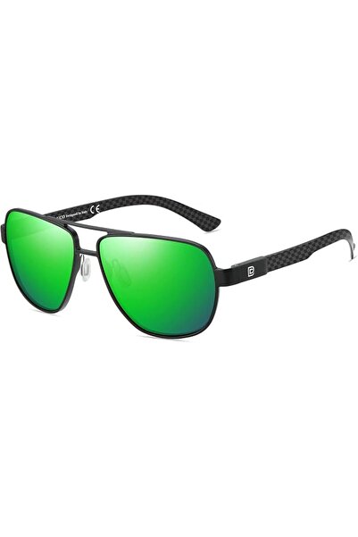 DUCOO DUCO Aviator Sunglasses for Men Carbon Fiber Temple Polarized Sunglasse...