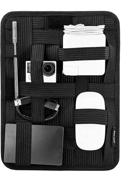 Tazweeq Electronics Organizer, Travel Grid Organizer Backpack & Bag Accessori...