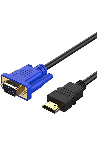 HALAMODO محول HDMI إلى VGA عالي الدقة مع كابل صوت، محول فيديو D-SUB ذكر لأجهز...