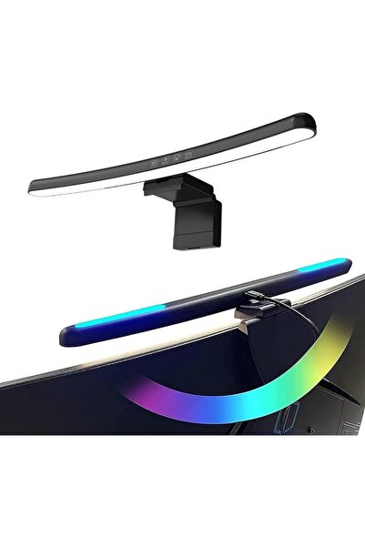 Generic Computer Monitor Light Monitor Light with 7 RGB Backlight LED Screen ...