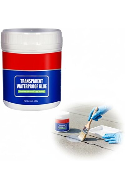 KASTWAVE Clear Sealant Waterproof, 500g Water-Based Anti-Leakage with Brush &...