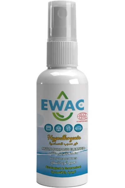 EWAC منظف متعدد الأغراض عضوي وطبيعي 100%، مضاد للحساسية - صديق للبيئة، بدون ر...