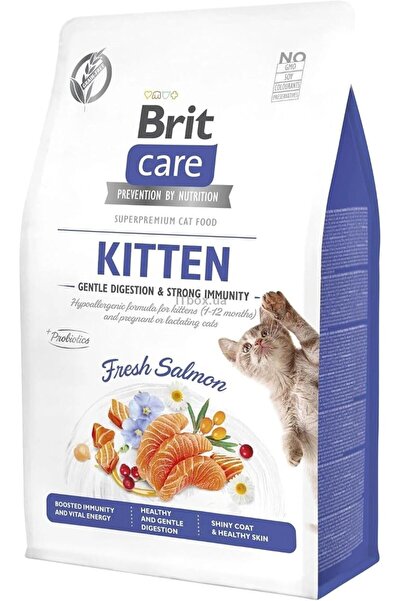 Brit Care Grain-Free Dry Food with Salmon for Kittens 400 g