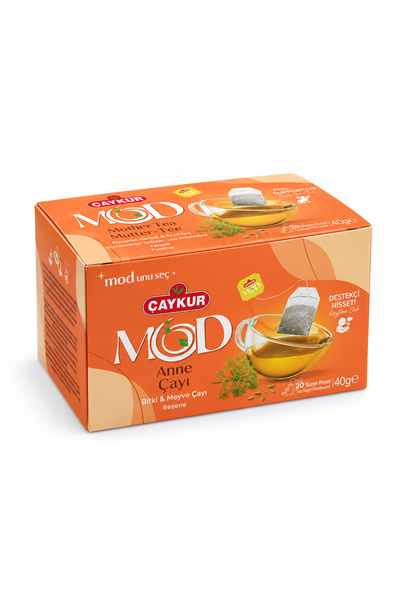 Çaykur Mod Mother's Tea Cup of Tea Bags 2X20 40Gr.