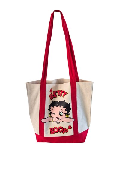 handedizayn Hande Dizayn Valentine's Mother's Day Betty Boo Patterned Canvas ...