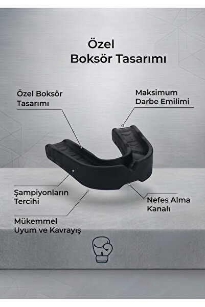 Boks Dişlik Siyah Renk