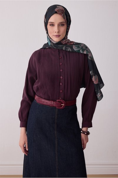 Belli Șal Fresh Vual - 3396-04 Negru