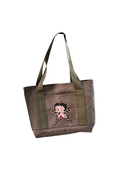 handedizayn Hande Dizayn Valentine's Mother's Day Khaki Color Betty Boo Patte...