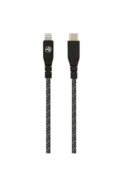 TELLUR Cablu Green Type-C to Lightning MFI, 3A, PD60W, 1m, nailon, negru