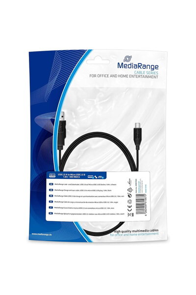 MediaRange Încărcare și date. USB 2.0 la Micro USB 2.0 B 1.8m