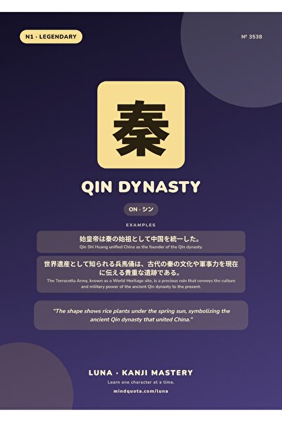 OEM Poster Infografic Kanji Dinastia Qin, Istorie si Caligrafie Chineza, Cart...