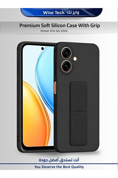 Wtech Honor X7e 5G 2026 Soft Silicone Case with Grip, Protective Cover Silky ...