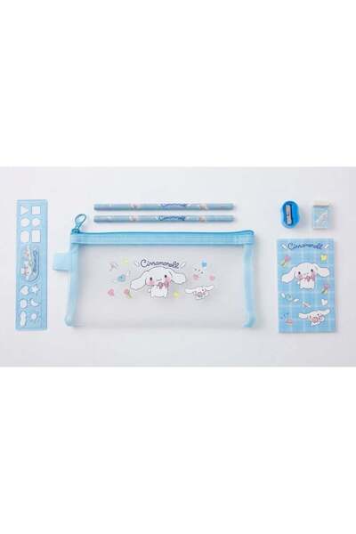 mucize Cinnamoroll Lisanslı Mavi Kalem Kutu Seti - Yıkanabilir Kalem Kutulu O...