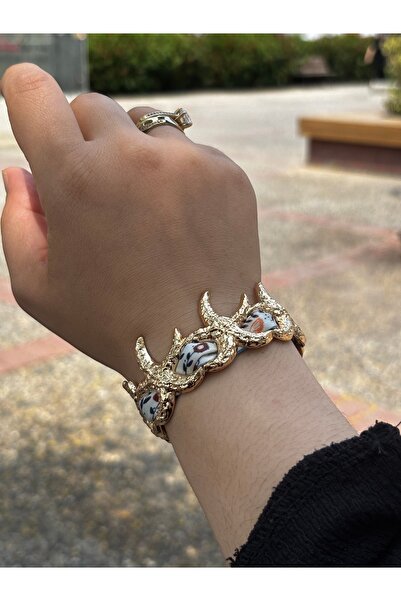 MODA Gold Starfish Detailed Scarf Bracelet - Stylish Summer Women's Bracelet ...