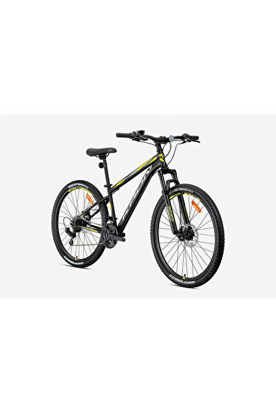 Kron VORTEX 4.0 - 27.5" MTB - 15' - 21 Vites - M.DISC - Mat Siyah-Gri/Neon Sarı