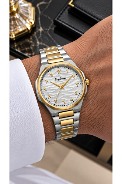 Generic Brand Skyland Watch - White Gold Looster Time