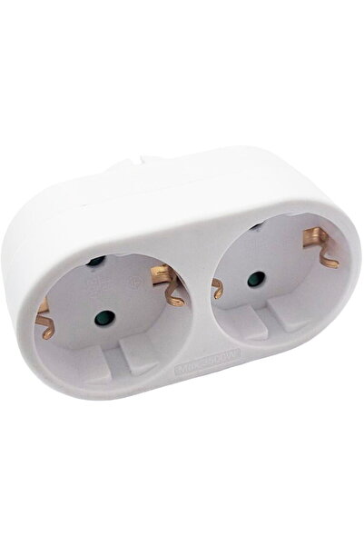 Spacer Dublu Stecher Spacer, Schuko, max 3500W, 16A, protectie copii, 2 prize...