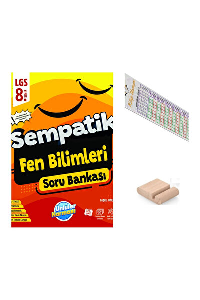 Ünlüler Karması 8.Sınıf Sempatik Fen Bilimleri Soru Bankası LGS 2027+Telefon ...