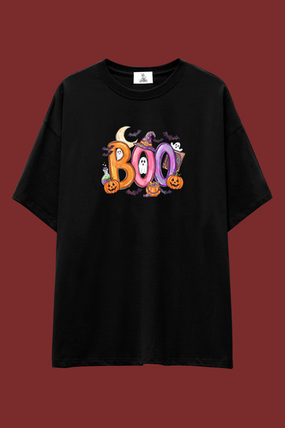 UmbraWear Halloween Black Loose Fit T-Shirt |   Unisex 100% Cotton Halloween ...