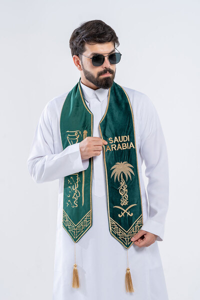 saneafn وشاح بهوية اليوم الوطني S7