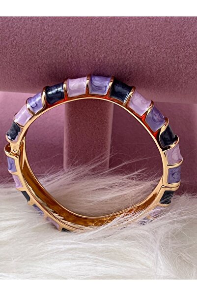 GK LUXURY & FASHION سوار من الفولاذ المقاوم للصدأ ملون بالمينا، مقاوم للعطور،...