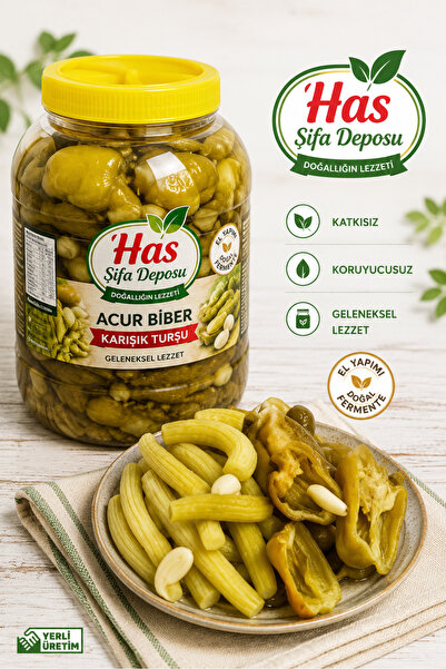 Has Şifa Deposu Antep Usulü Karışık Turşu 5 Kg