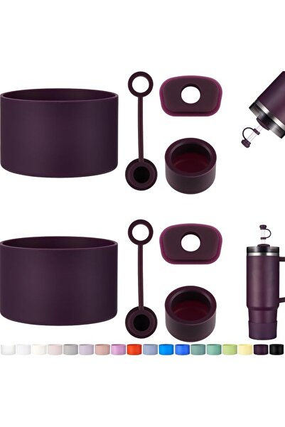 HYZER HOUND DISCS مجموعة إكسسوارات كأس ستانلي من HYZ، 8 قطع، تشمل غطاء مانع ل...