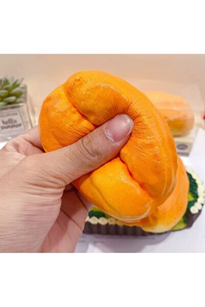 STRESS Ekmek şeklinde yumuşak kokulu squishy stres oyuncağı