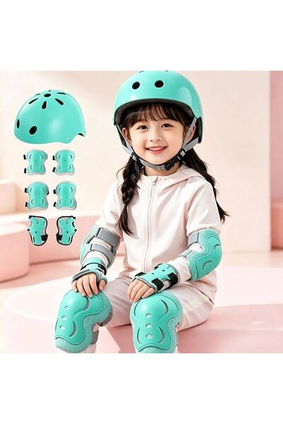 InnoVista Kids Helmet and Pads Set for Biking Skateboarding & Roller Skating ...