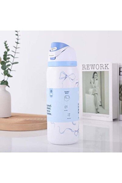 Generic FreeSip Insulated Stainless Steel Water Bottle With Straw For Sports ...