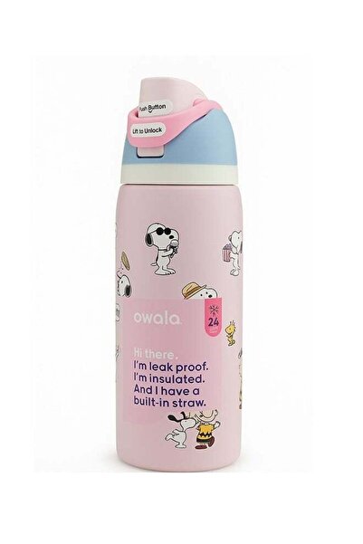 owala Generic FreeSip Insulated Stainless Steel Water Bottle – Snoopy Print, ...
