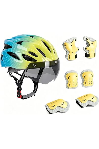 LinJie Kids Bike Helmet，طقم خوذة اطفال بنات，Toddler Helmet with Protective Sp...