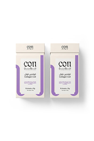 COLL مكمل غذائي كولاجين كول (Collagen Coll) - عبوة مزدوجة قطعتين (32 ظرفاً × ...
