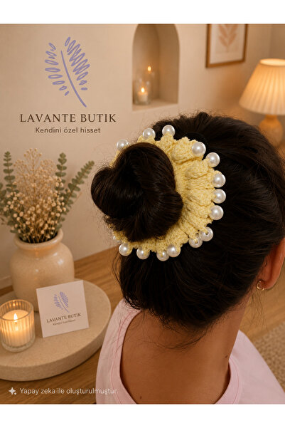 lavante butik kendini özel hisset مشبك شعر مصنوع يدويًا على شكل زهرة، مشبك كر...