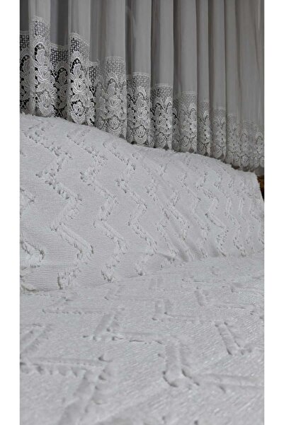 çeyizköşesi Premium Chenille Jacquard Woven Bearded Stone Color Sofa Cover 17...
