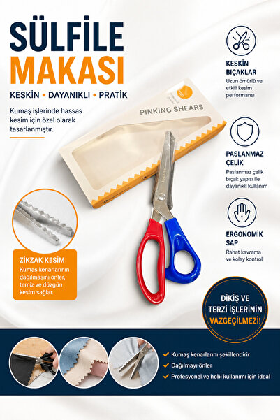 Golden Eagle SÜLFİLE MAKASI ZİKZAKLI KESİM