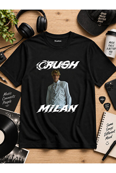 NUATEX Unisex Regular Kalıp CRUSH ARDA EFE MİLAN MİRAÇ BARIŞ OĞUZHAN BATU Öze...
