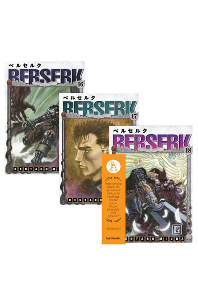 Athica Kentaro Miura - Berserk 16 / Berserk 17 / Berserk 18 // 3 CİLT SET