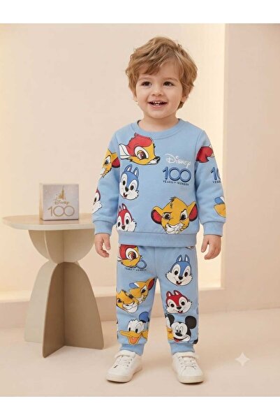 krm kerem bebe 100% Cotton Printed Comfortable Fit Top and Bottom Baby Set