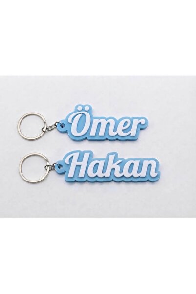 Kişiye Özel İsme Özel İsimli Anahtarlık Pembe Hediyelik